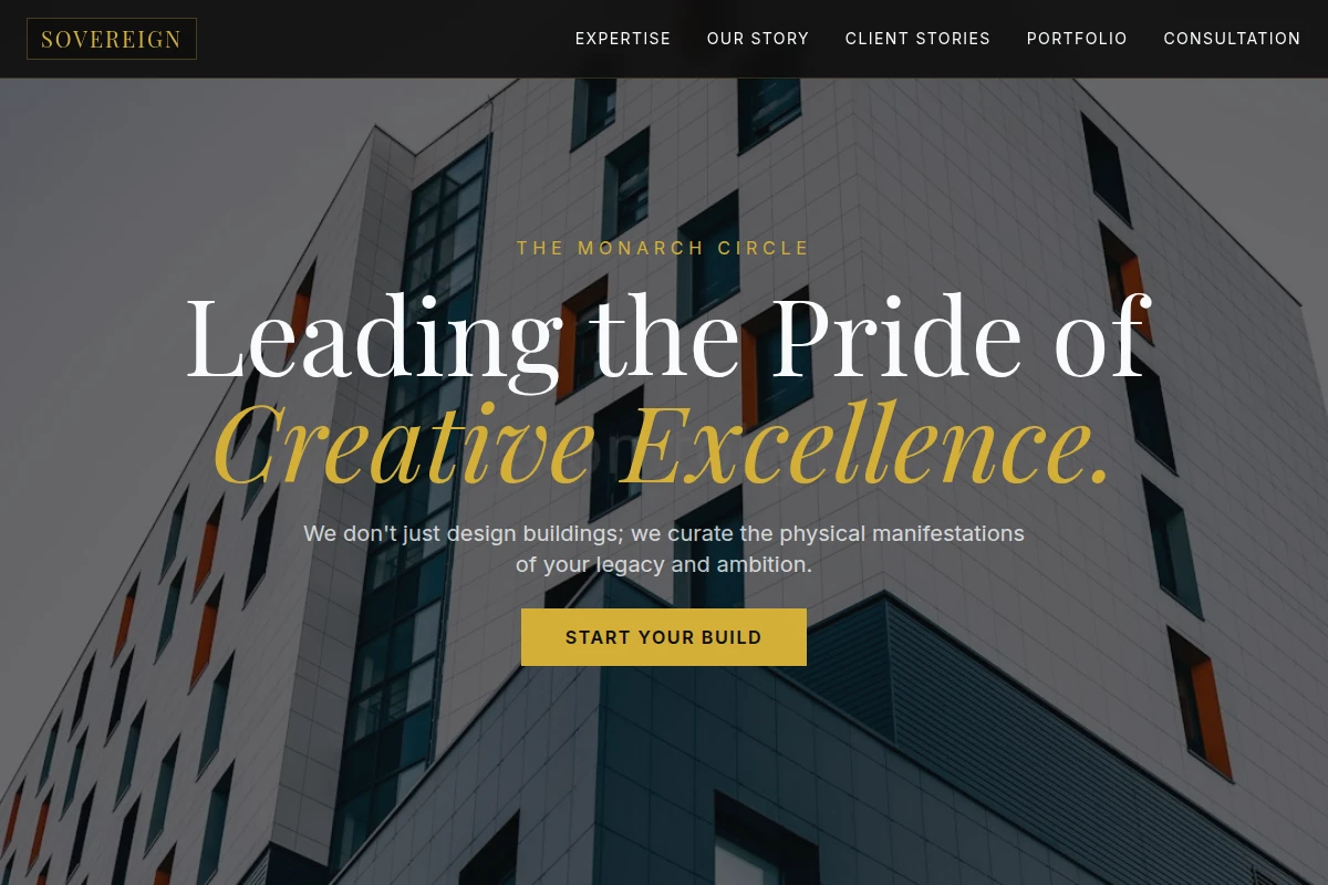 Sovereign Architecture Studio